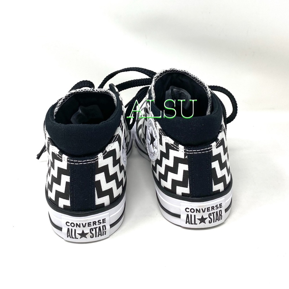 Christmas Sale 🎄 Converse Ctas Madison Mid Canvas White Black Women's 565388F - Picture 3 of 9